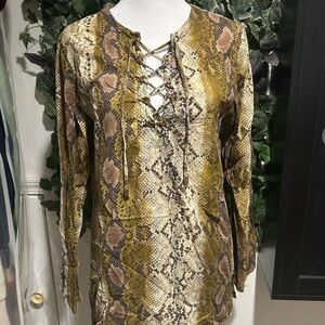 Michael Kors Reptile print tunic